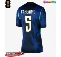 Brazylia Casemiro #5 Koszulka Wyjazdowa damskie MŚ 2026 Krótki Rękaw